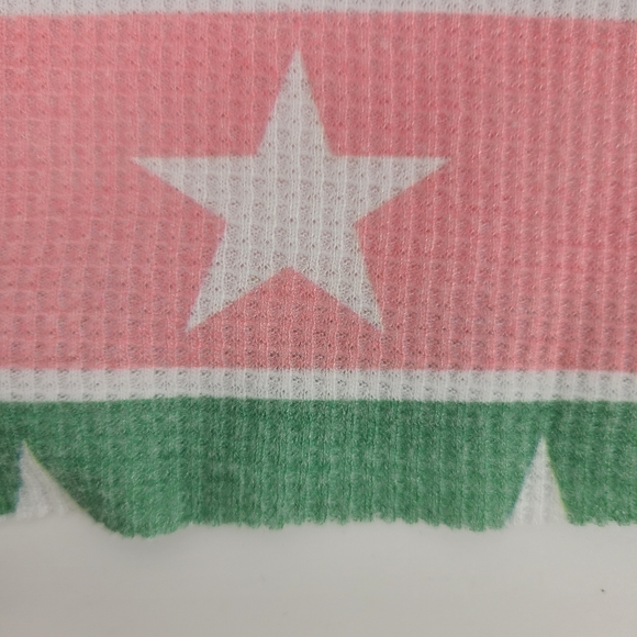 Wildfox Leroy Stellar Star Rainbow Stripe Thermal - Picture 4 of 9